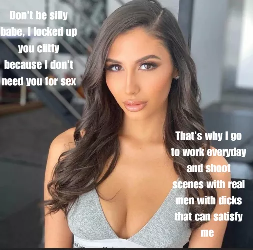 Your denial doesn't matter as as she's pleasured