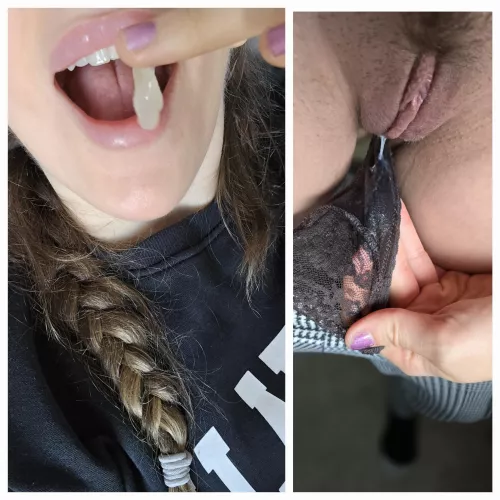 Am I pervert that I love eating my own, sticky grool? :P 