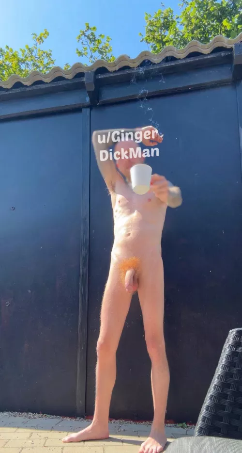 Are you coming for coffee or cock? 