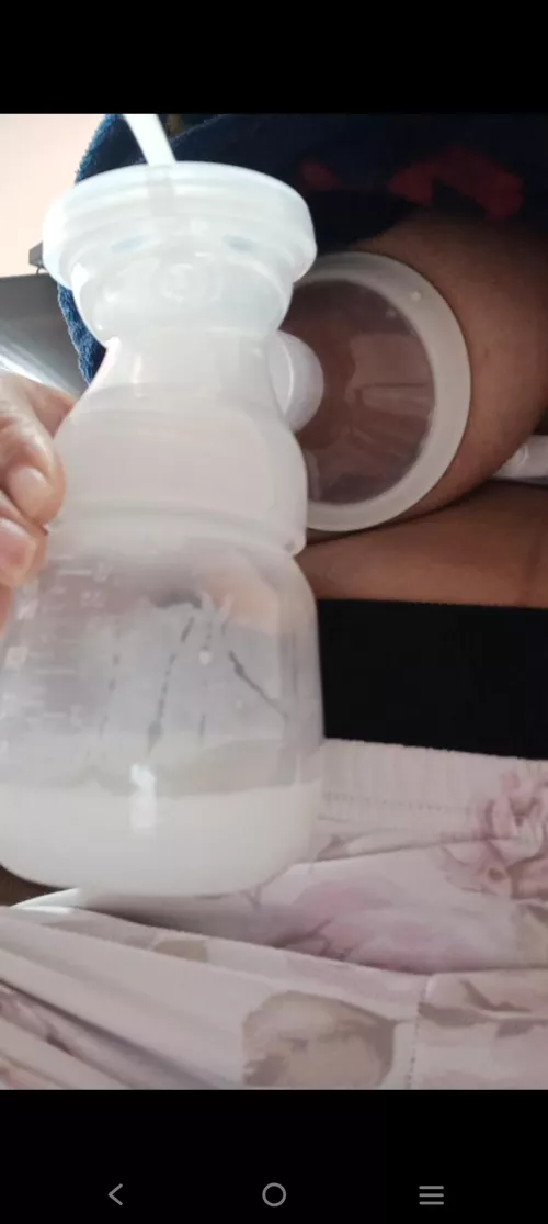 Do you want to drink it straight from my tit or do you prefer the bottle?