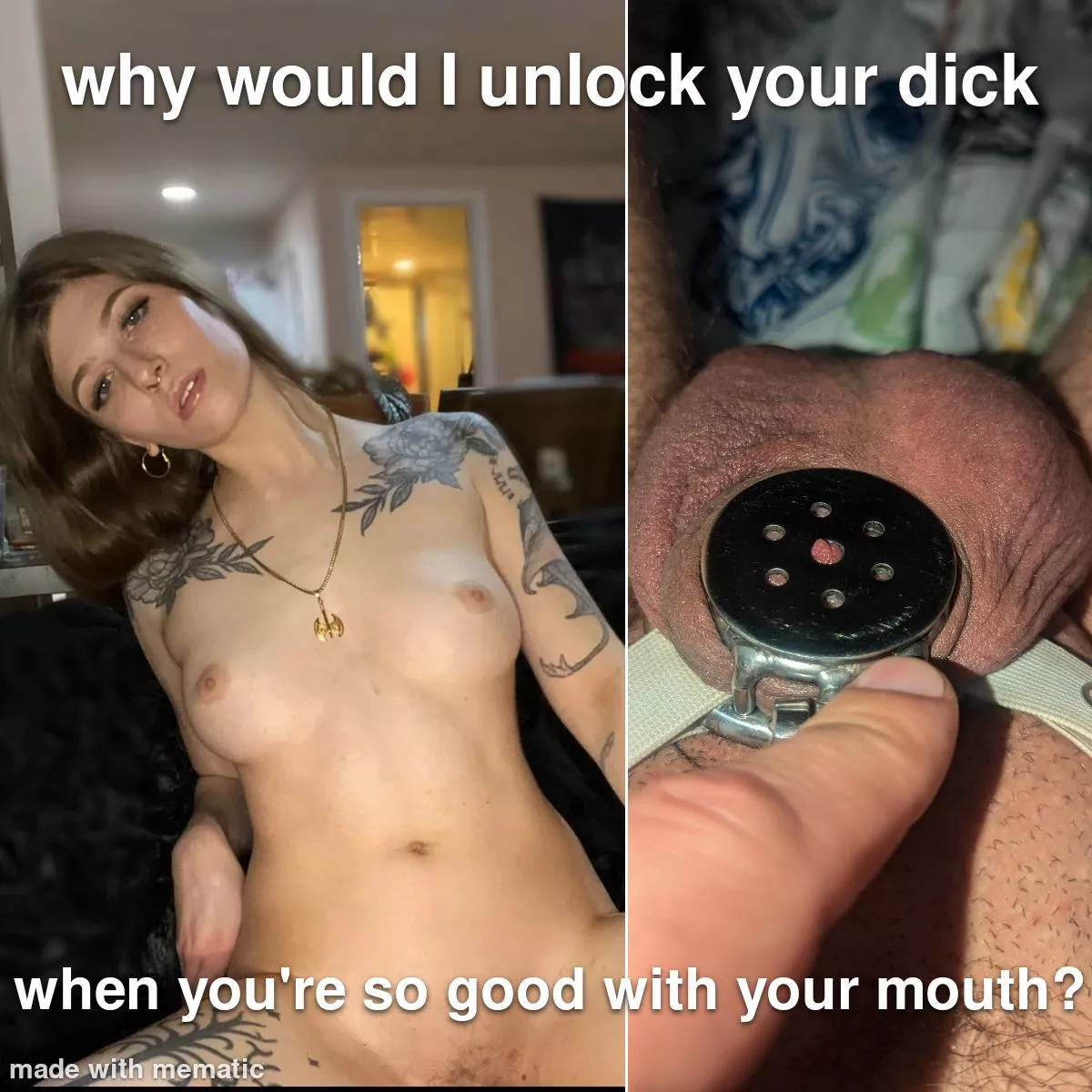 Flat boys deserve to be locked