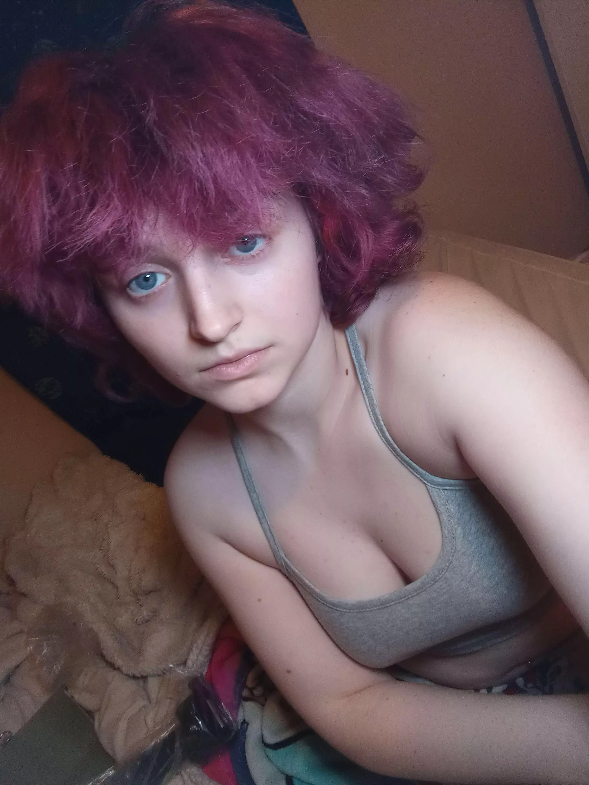 Hey it's cool, I pretty much take pictures like this so you can stare at my chest 