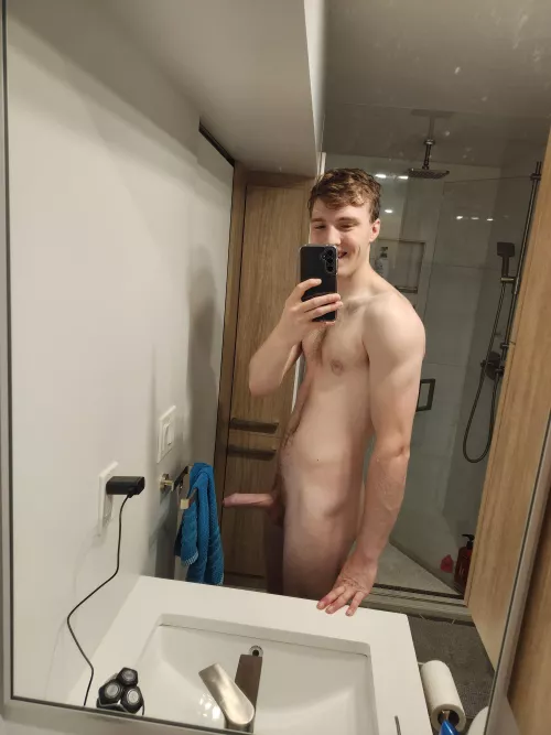 How's this for morning wood? 