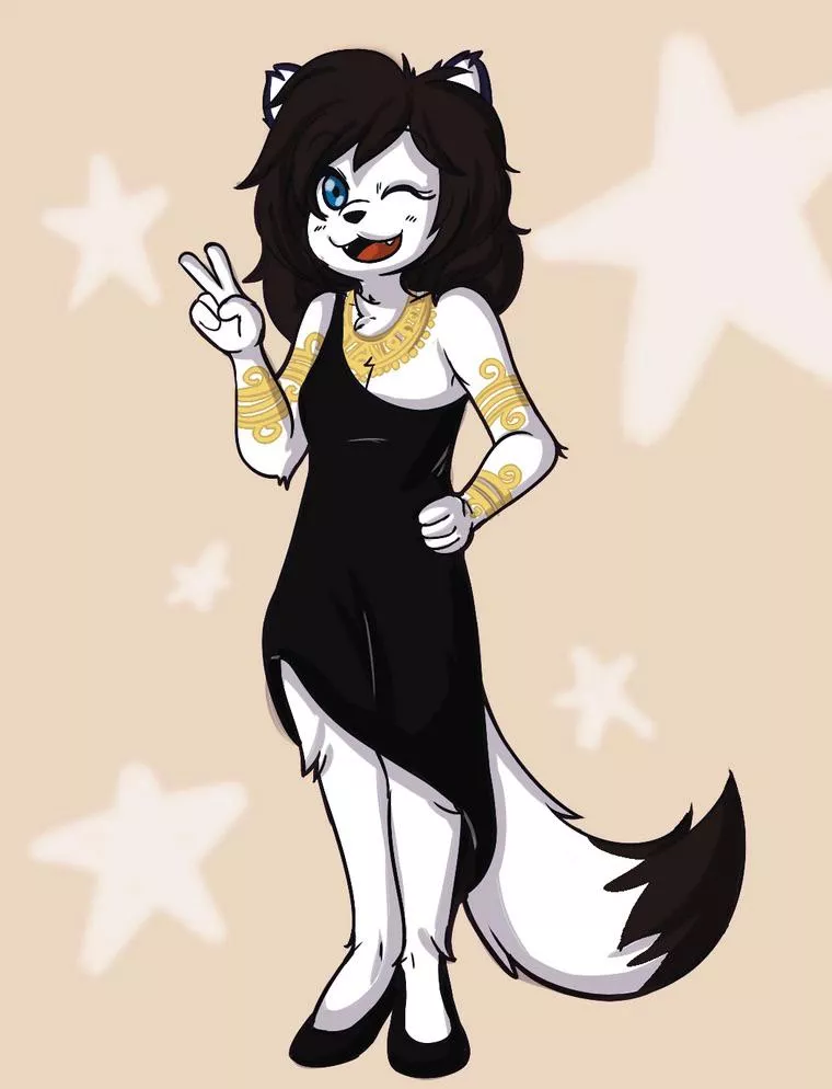 i never see ferret fursonas, so here’s me! how many other ferrets we got in this sub??? (art by Mintsheep, 2018)