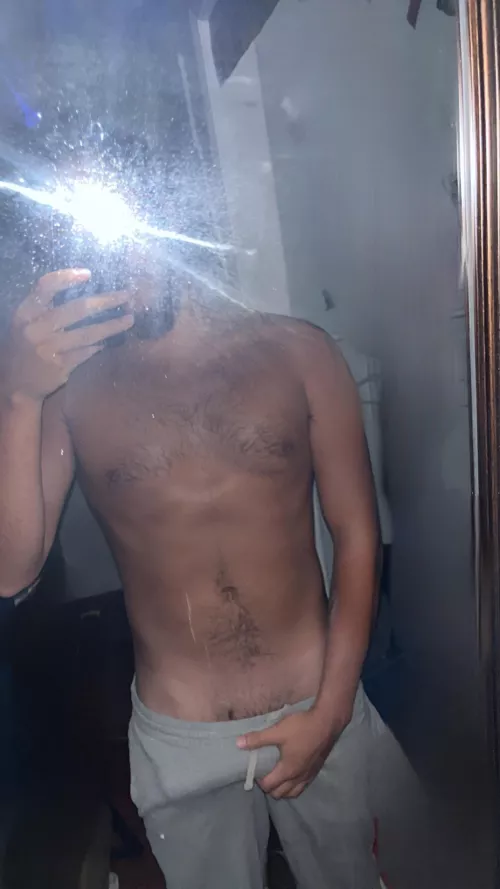 If you’re wearing the sweats you have to show it