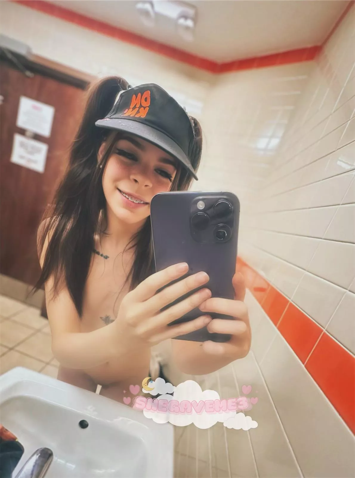 Just a brace faced horny girl stuck at work ALL the time! 😡 