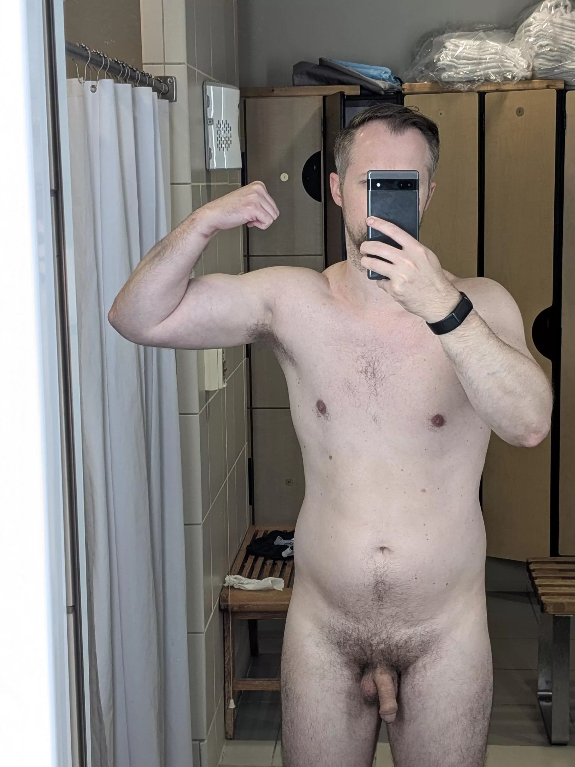 Locker room mirrors always hit different 