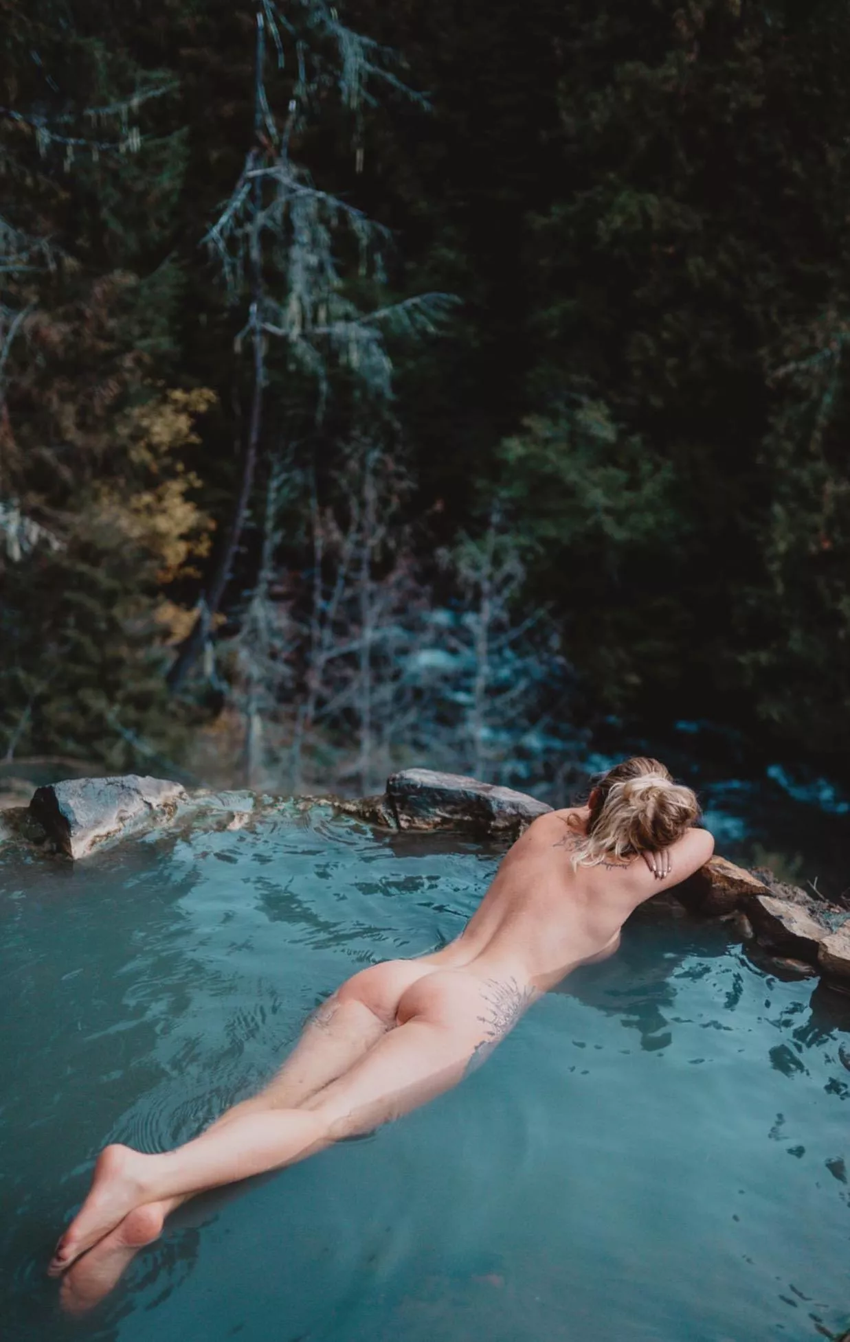 My type of weekend is purely skinny dipping. 