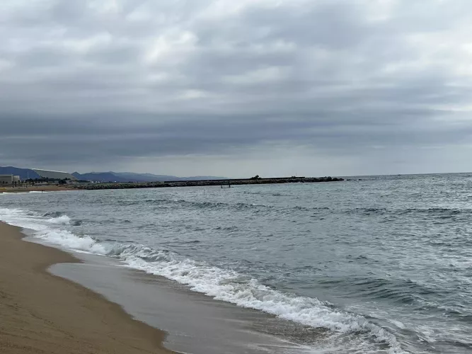 Playa de la Mar Bella, Barcelona, Spain, a very nice clothing optional beach