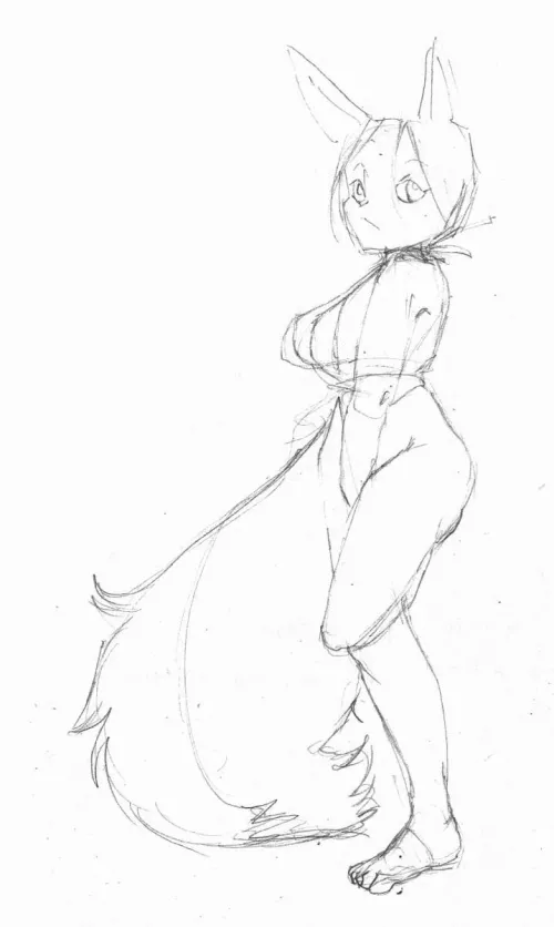 Werewolf girl (by me userdraw7511)