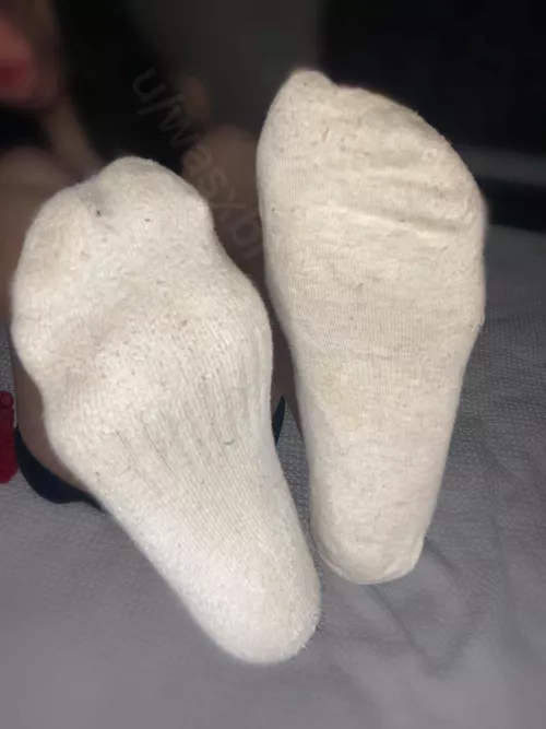 Been wearing these for a month straight. Would you give them a cleaning? 👅 