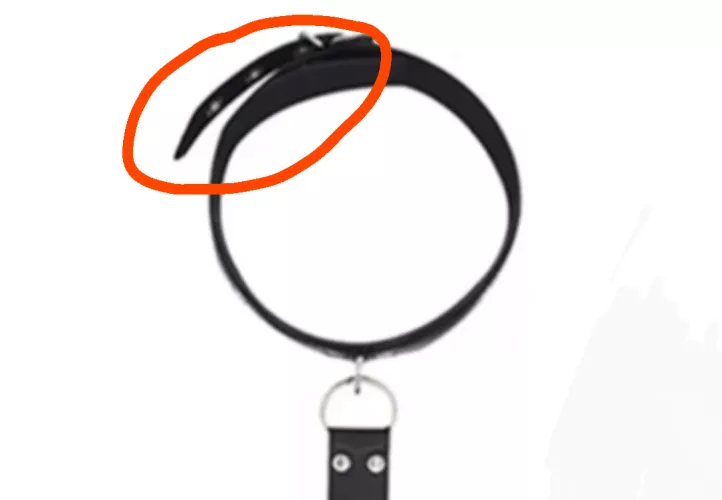 Can you suggest a collar that doesn't have this part sticking out?