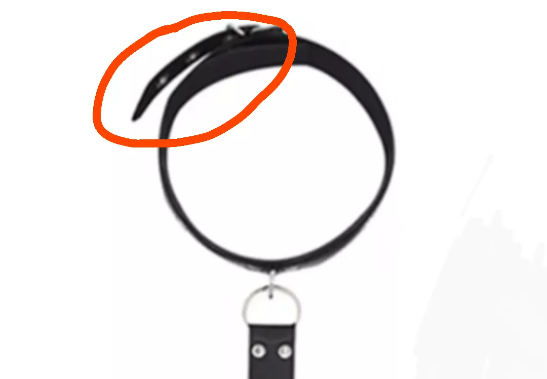 Can you suggest a collar that doesn't have this part sticking out?