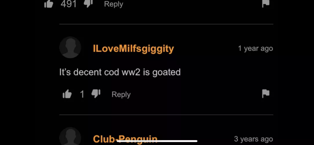 Cod ww2 is goated.