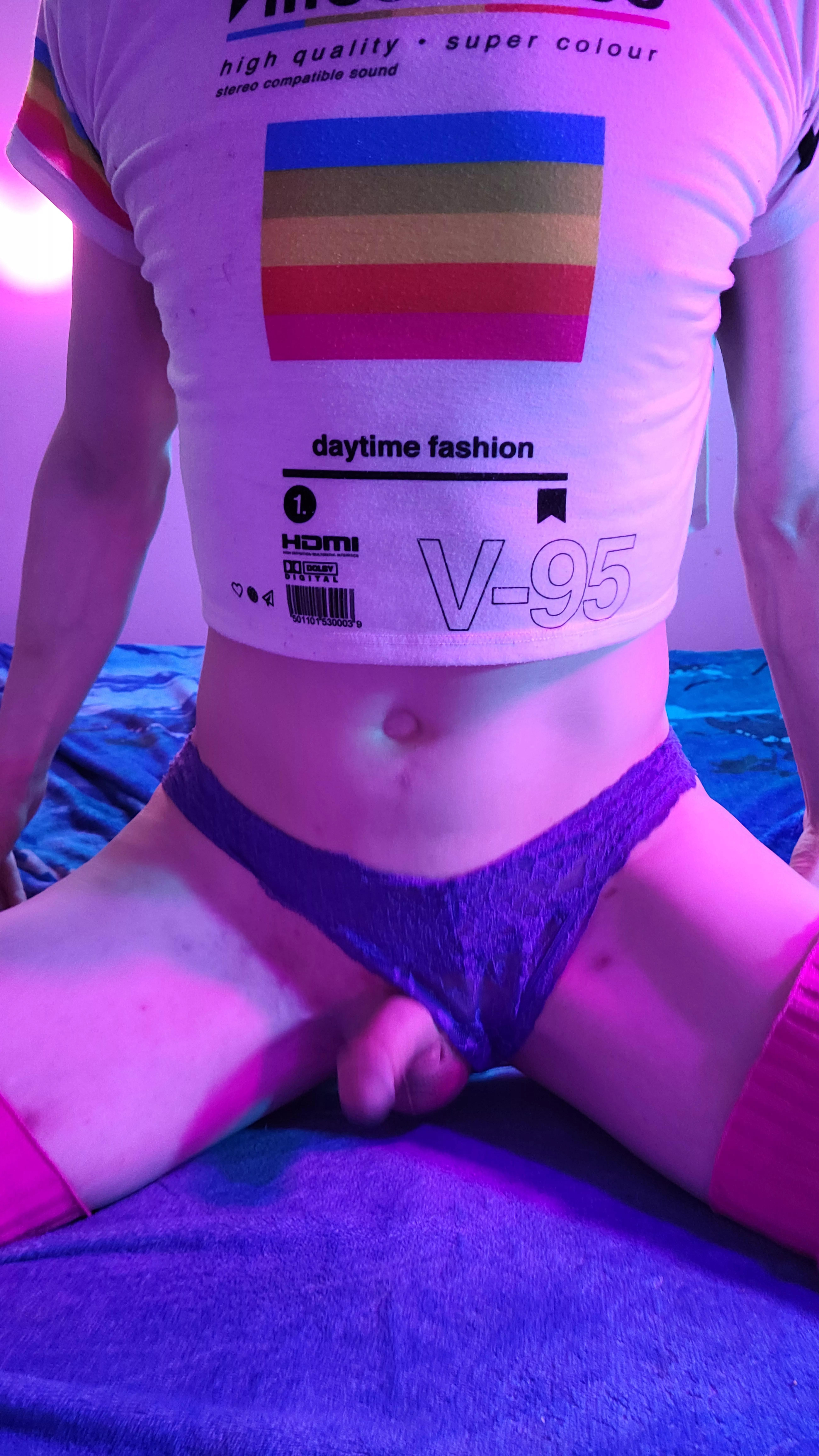 Feeling super cute in my crop top 😊