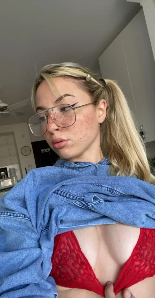 I am taking everything off for you right now 