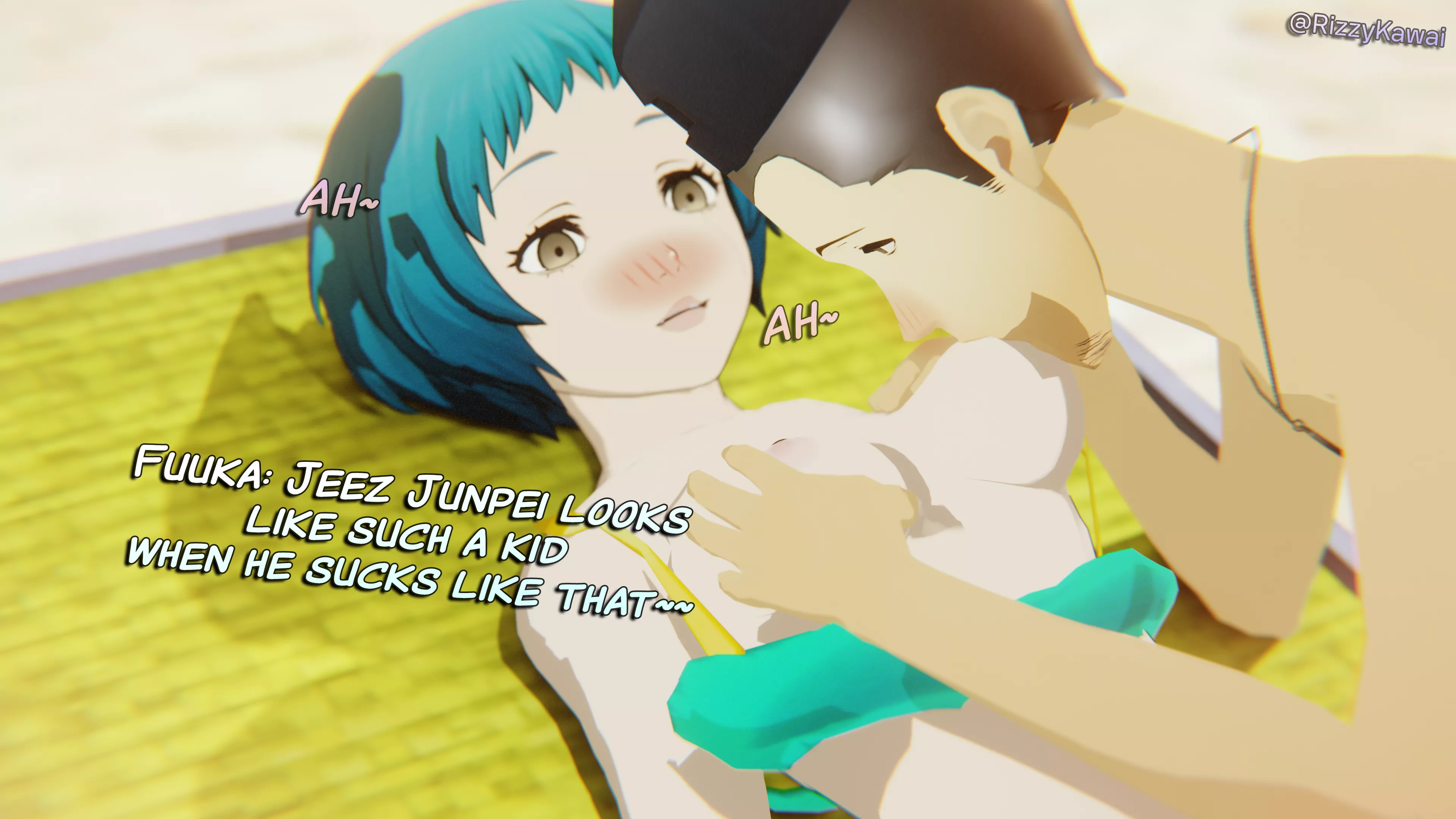 Junpei has a little too much fun at yakushima (@Rizzykawai) 