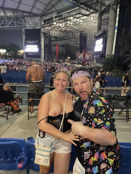 My husband loves asking strangers to take our picture 