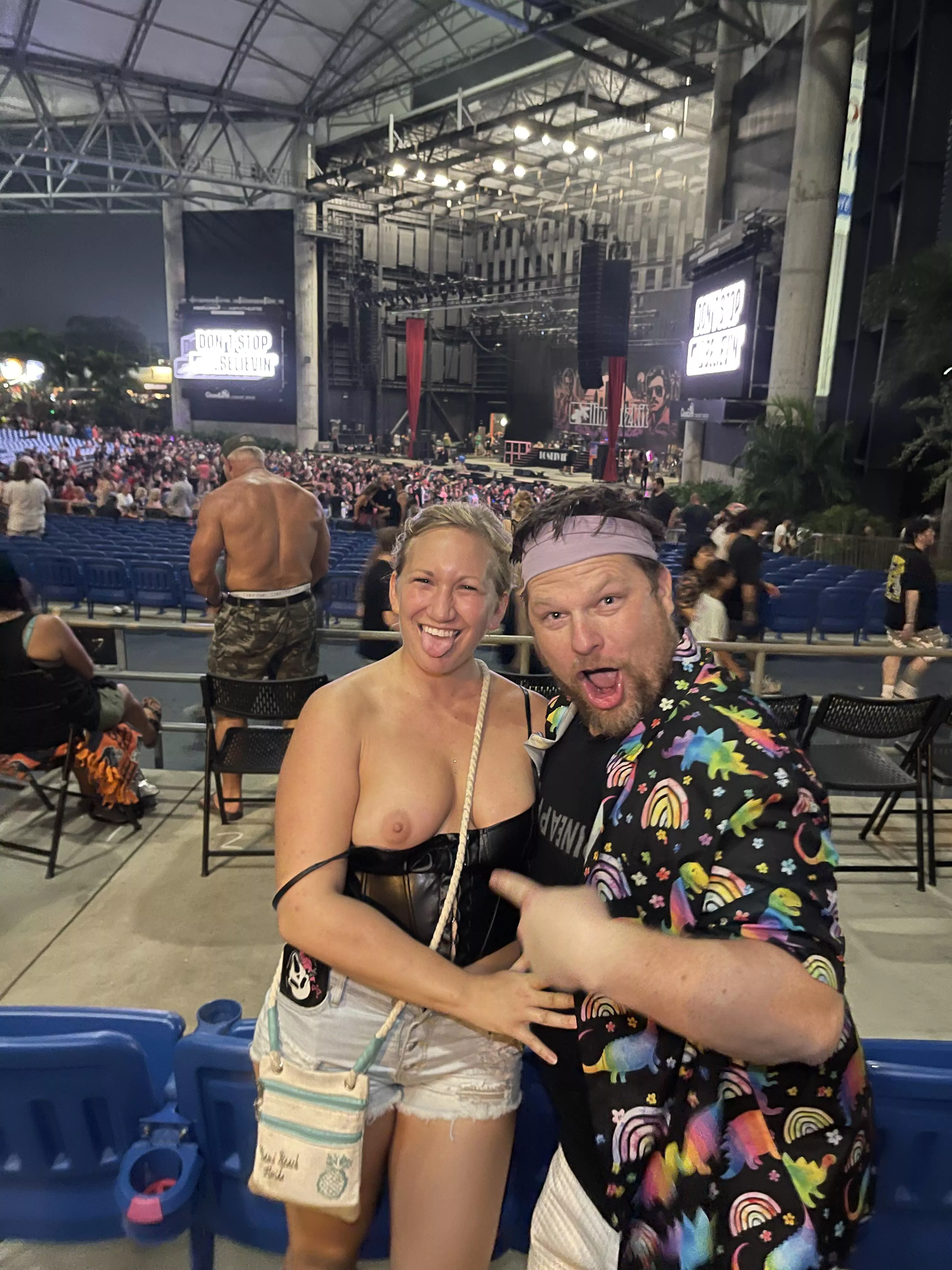 My husband loves asking strangers to take our picture 