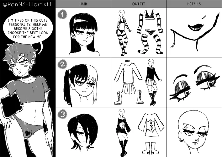 [OC] Choose to appreciate this goth femboy (@PanNSFWartist1)