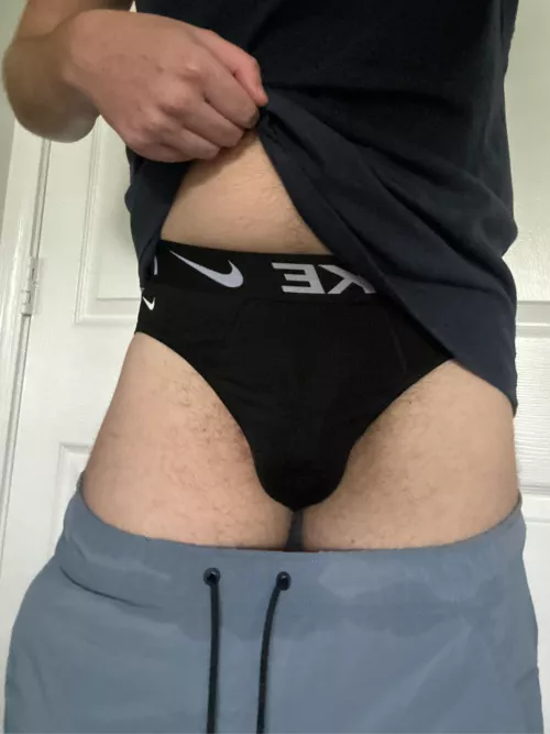 post gym sweat 💦 nike briefs have the best pouch