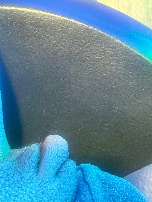 Tanning bed, door partially open