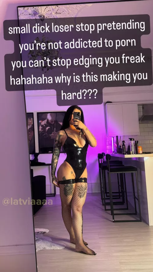 admit you have a problem so i can laugh at you