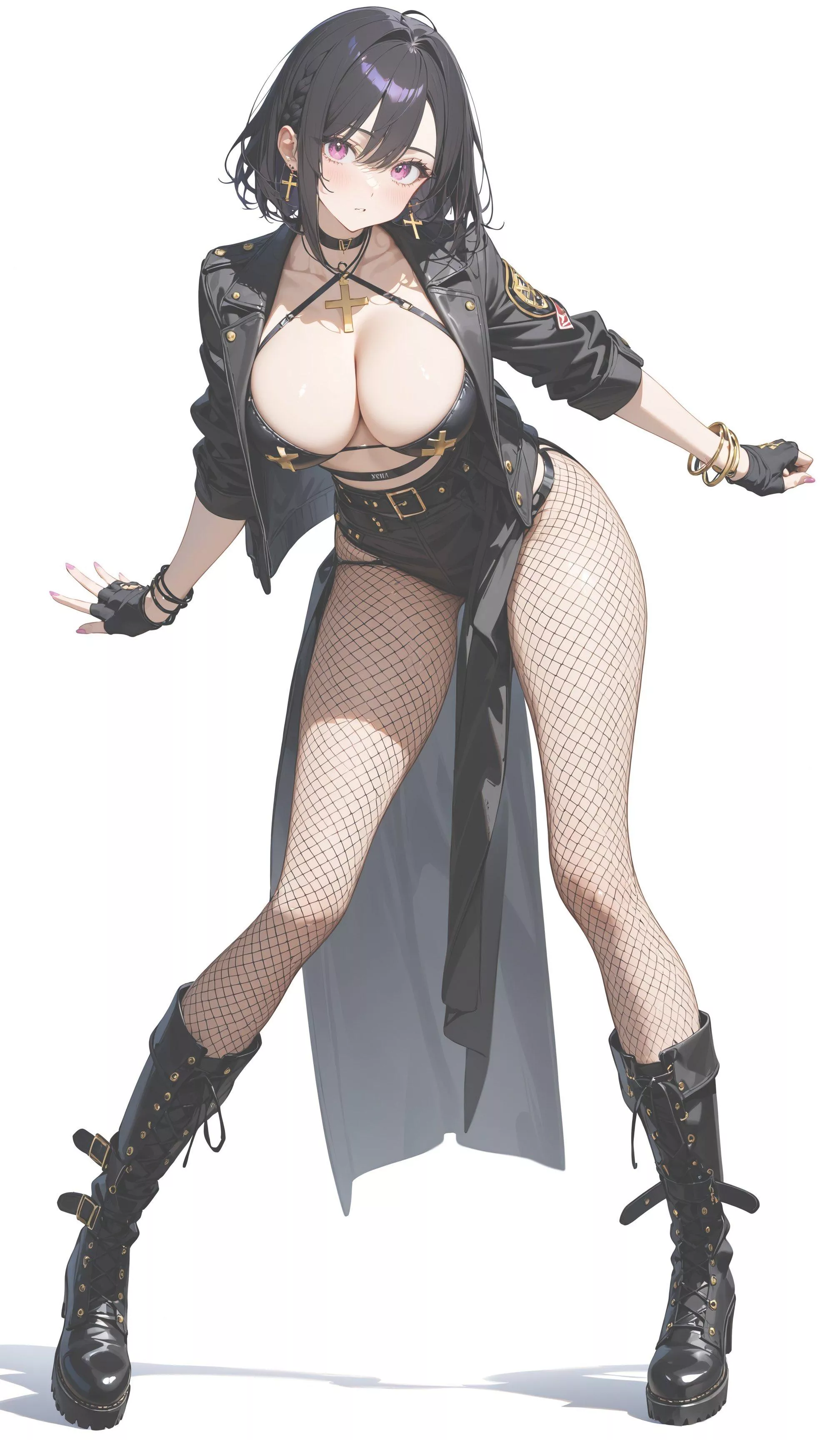 Combat Boots & Fish Nets 