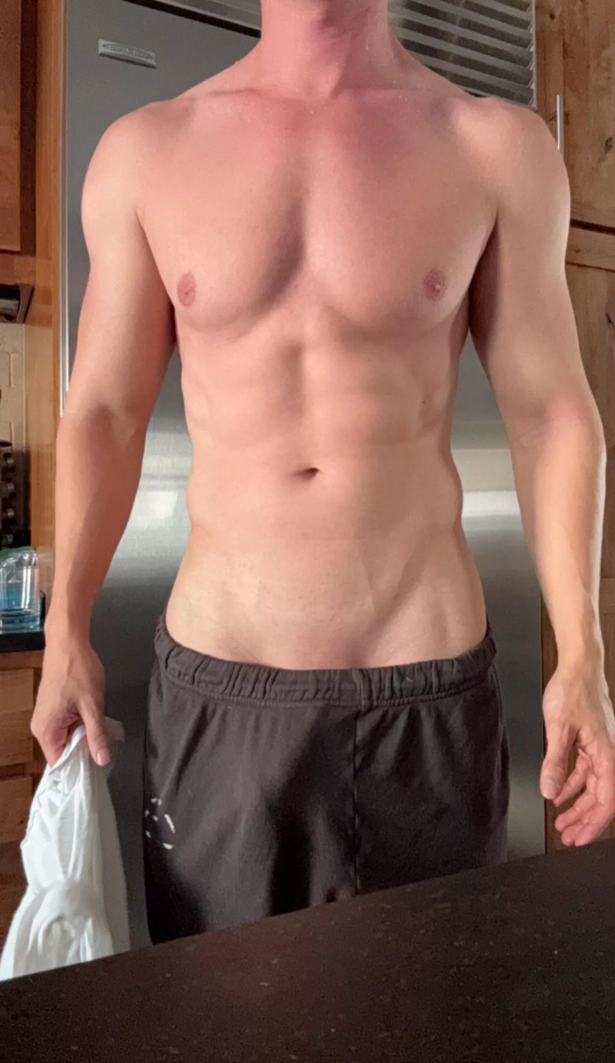 Don’t think I can wear my new sweatpants in public! Oops 