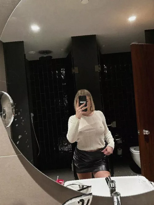 I never wear a bra with this