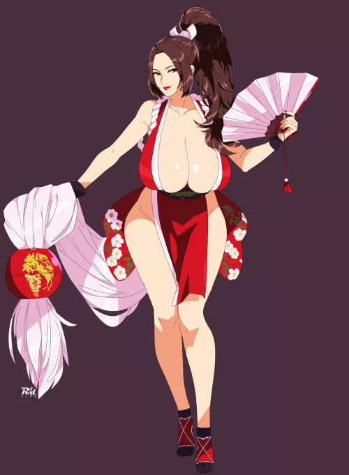 Mai loves how her revealing outfit shows off her thick and fertile body