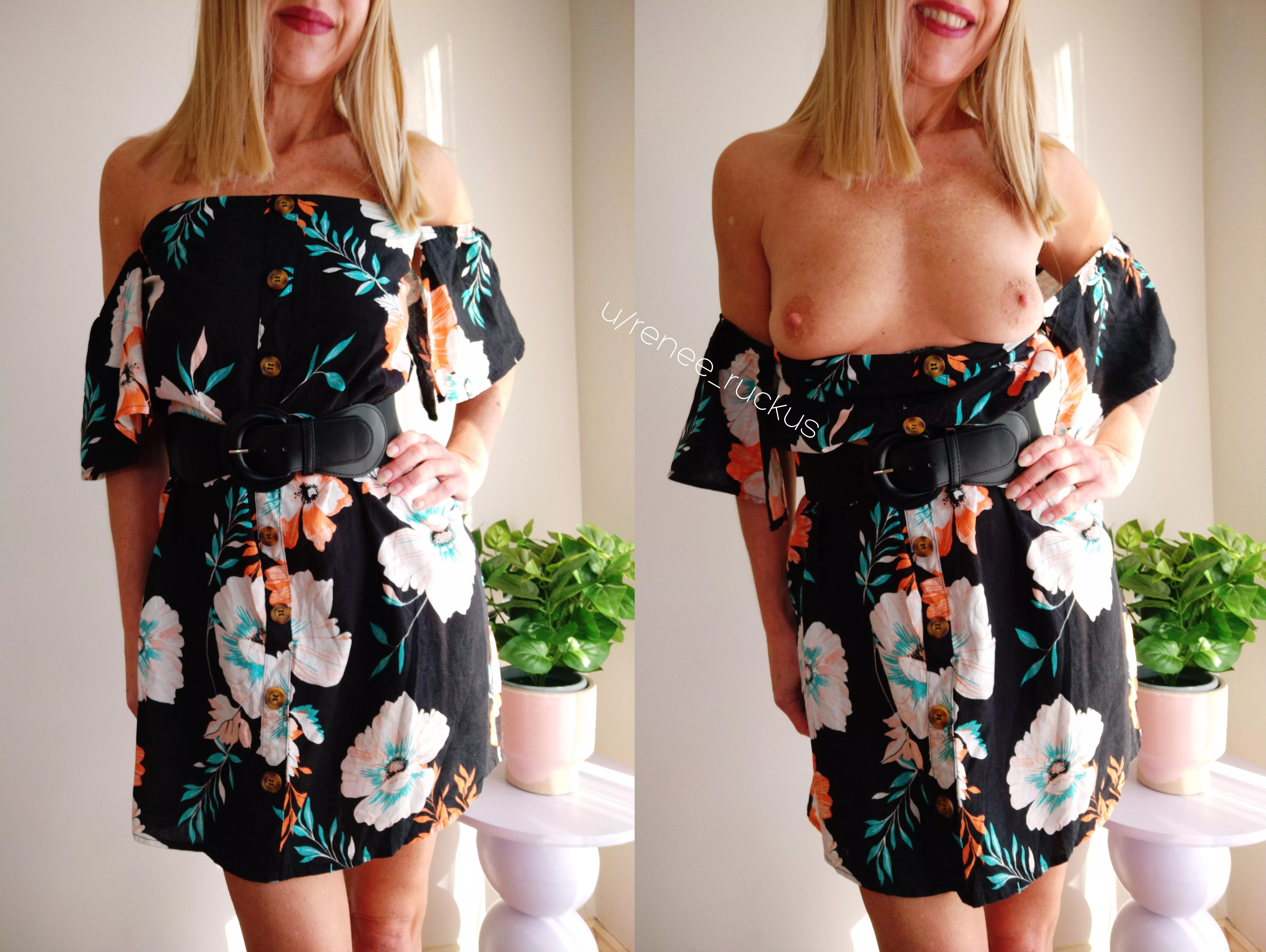 My birthday sundress went down nicely at lunch today... 49, oh boy...