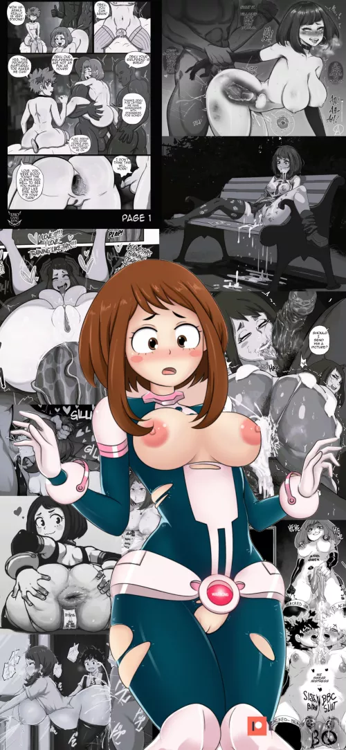 Ochaco Uraraka Hentai Wallpaper (Myst | YHW)