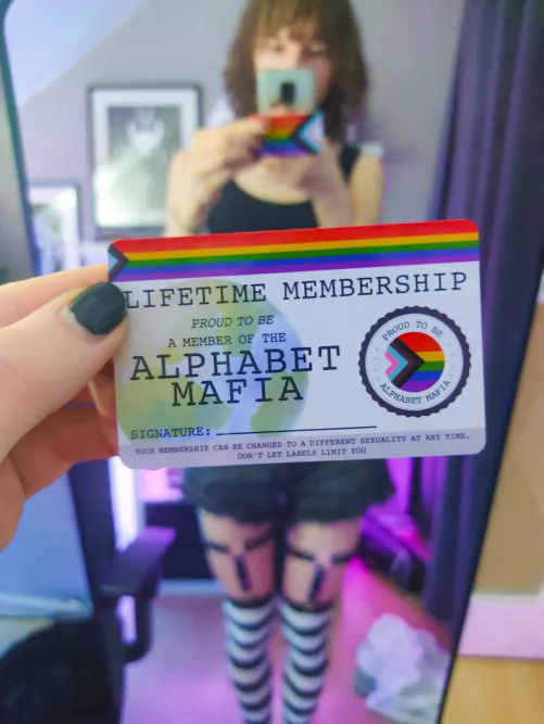 Part of the Alphabet Mafia 😎