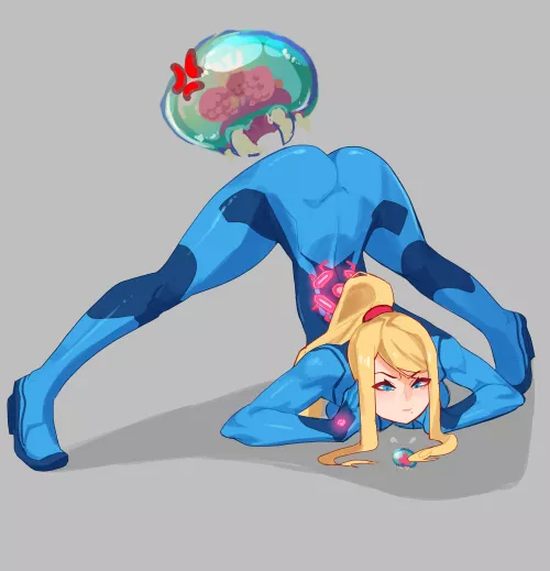 Samus doing the artwork by (Slurp NSFW)