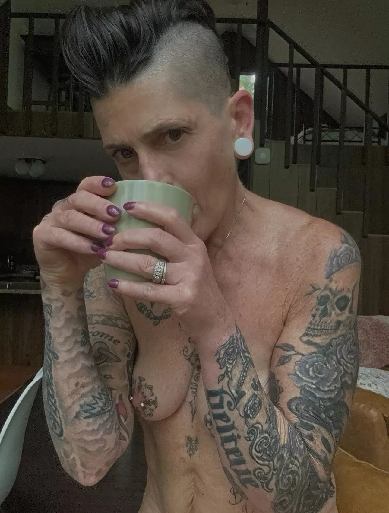 Starting my day the natural way.