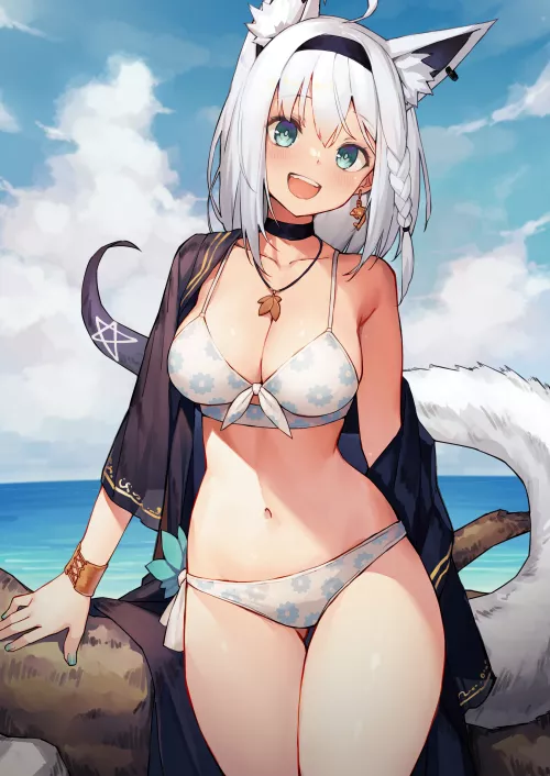 Swimsuit Shirakami Fubuki