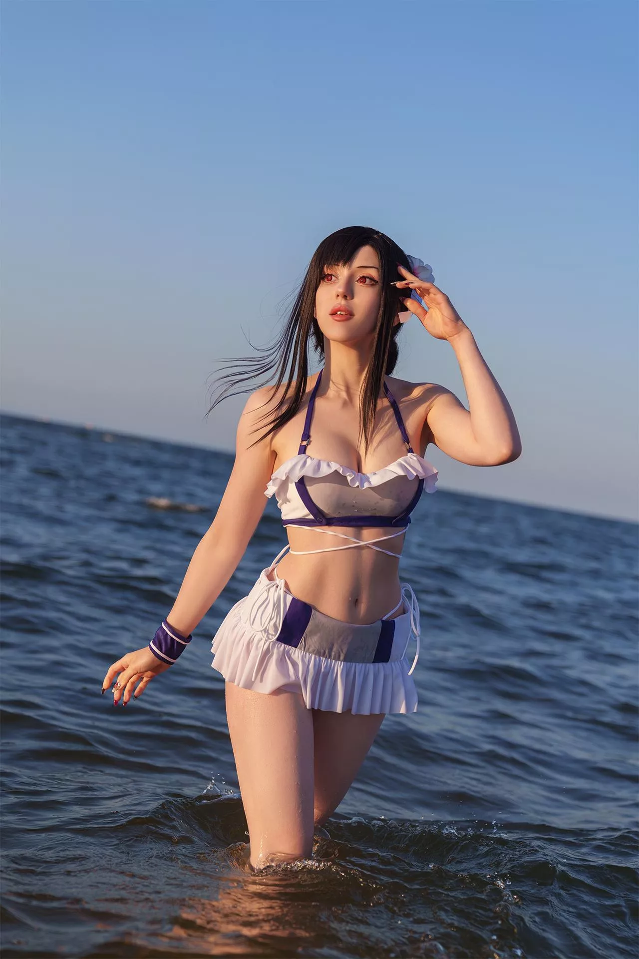 Swimsuit Tifa cosplay by aka_purin