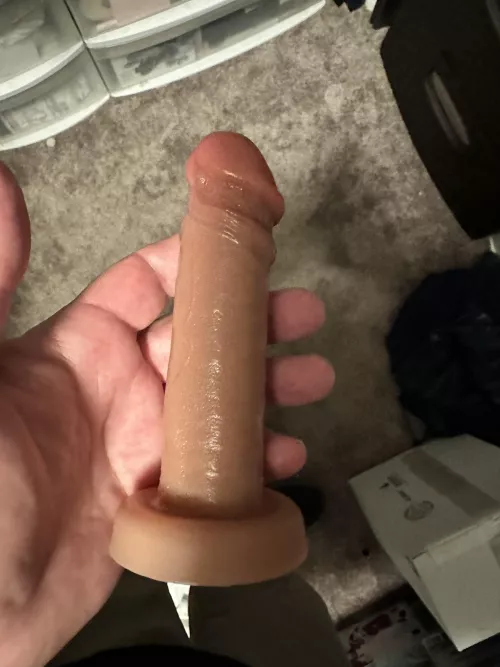 The biggest thing I can fit inside me so far. 