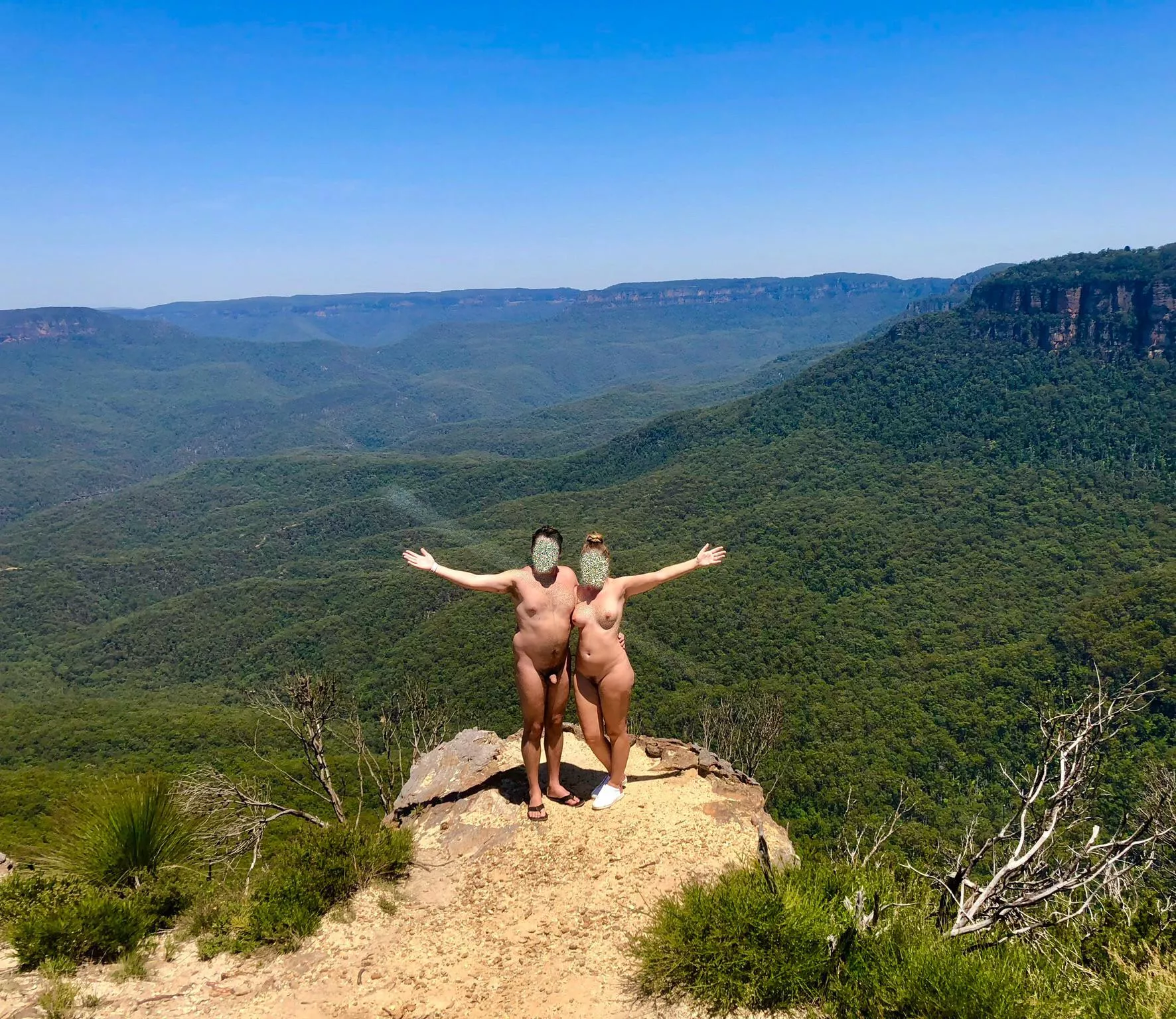 When the views are this good it’s hard not to strip off and feel the elements on your skin!