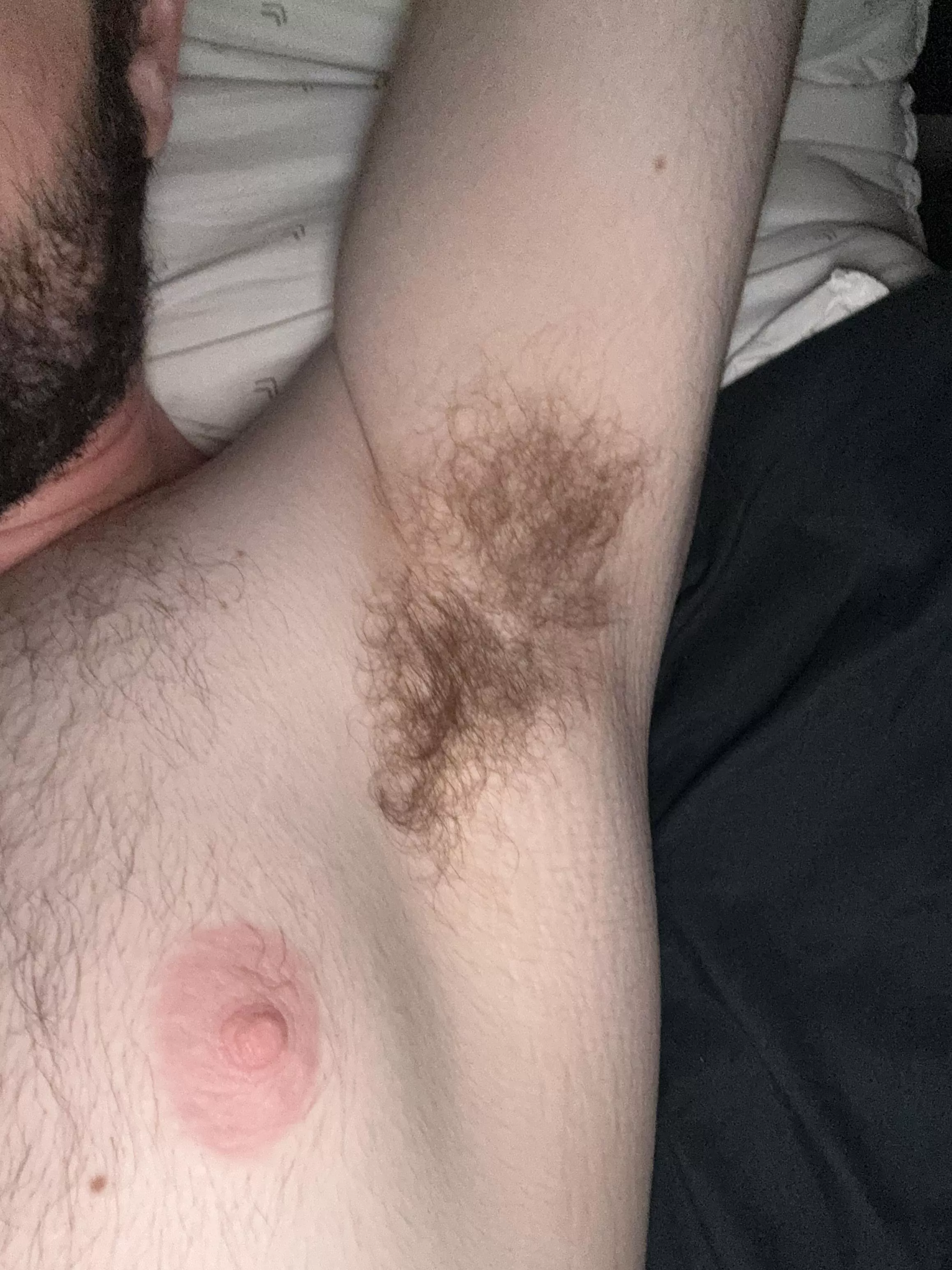 [22] Late night pits. Give ‘em a sniff while we cuddle, bro?