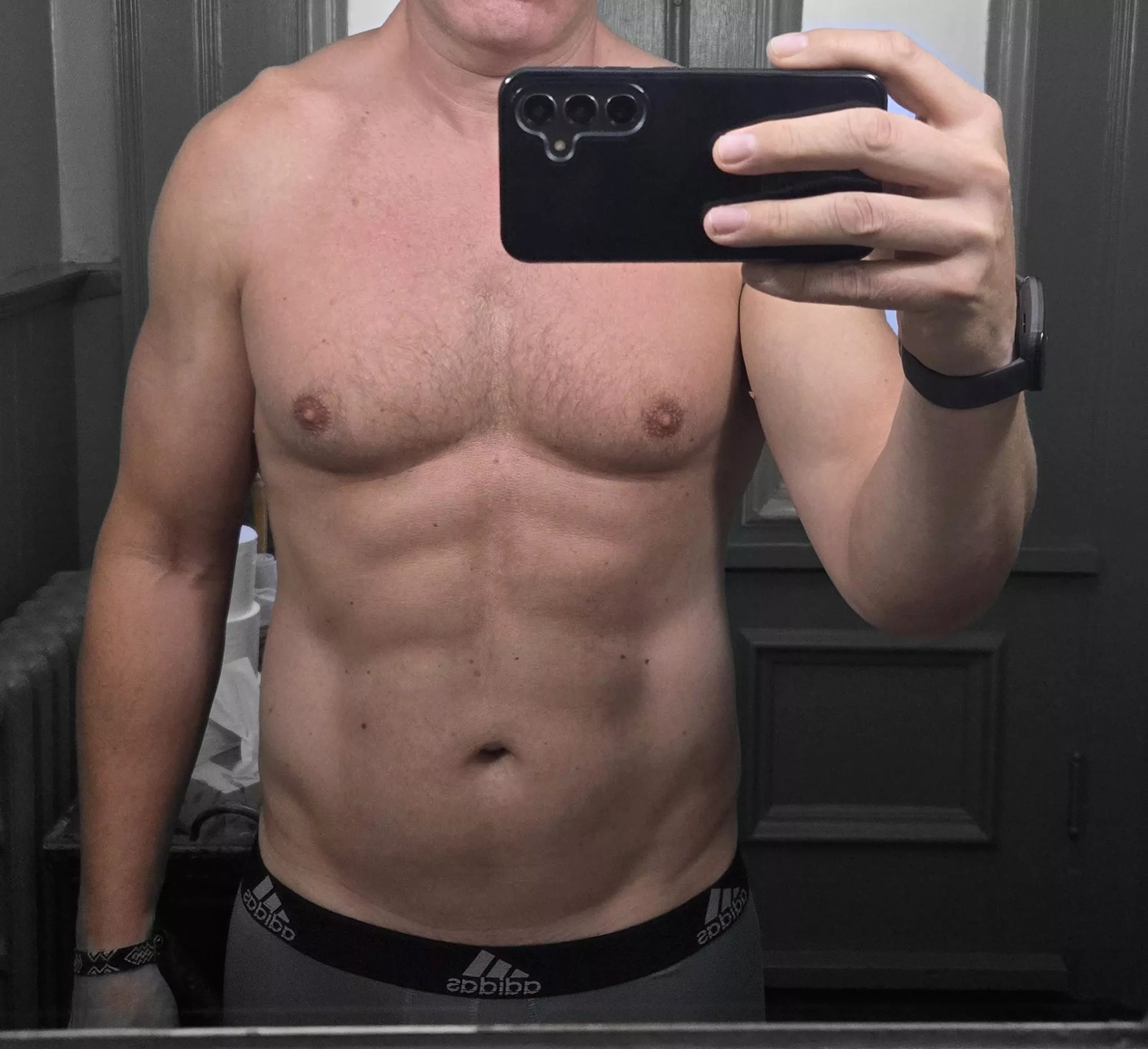 [48] You see a teacher that you had a crush on in high school at the gym one day and he's totally ripped and now your crush comes back what do you do?