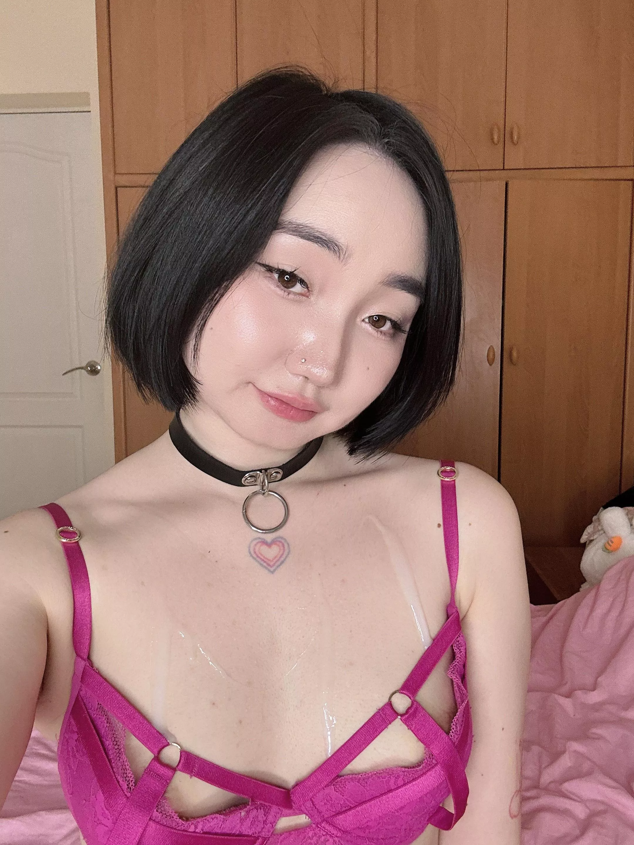 a smile shows that I'm glad it's over