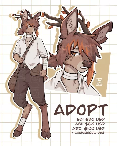 [Adopt] Deer Auction 🍂 Info in the comments