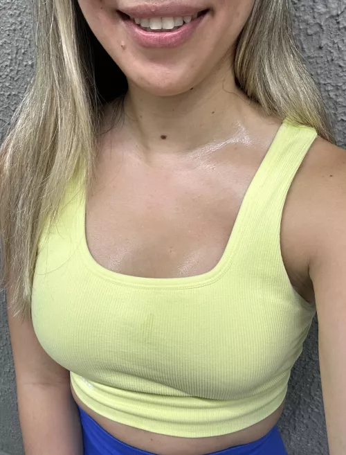 After gym too sweaty 
