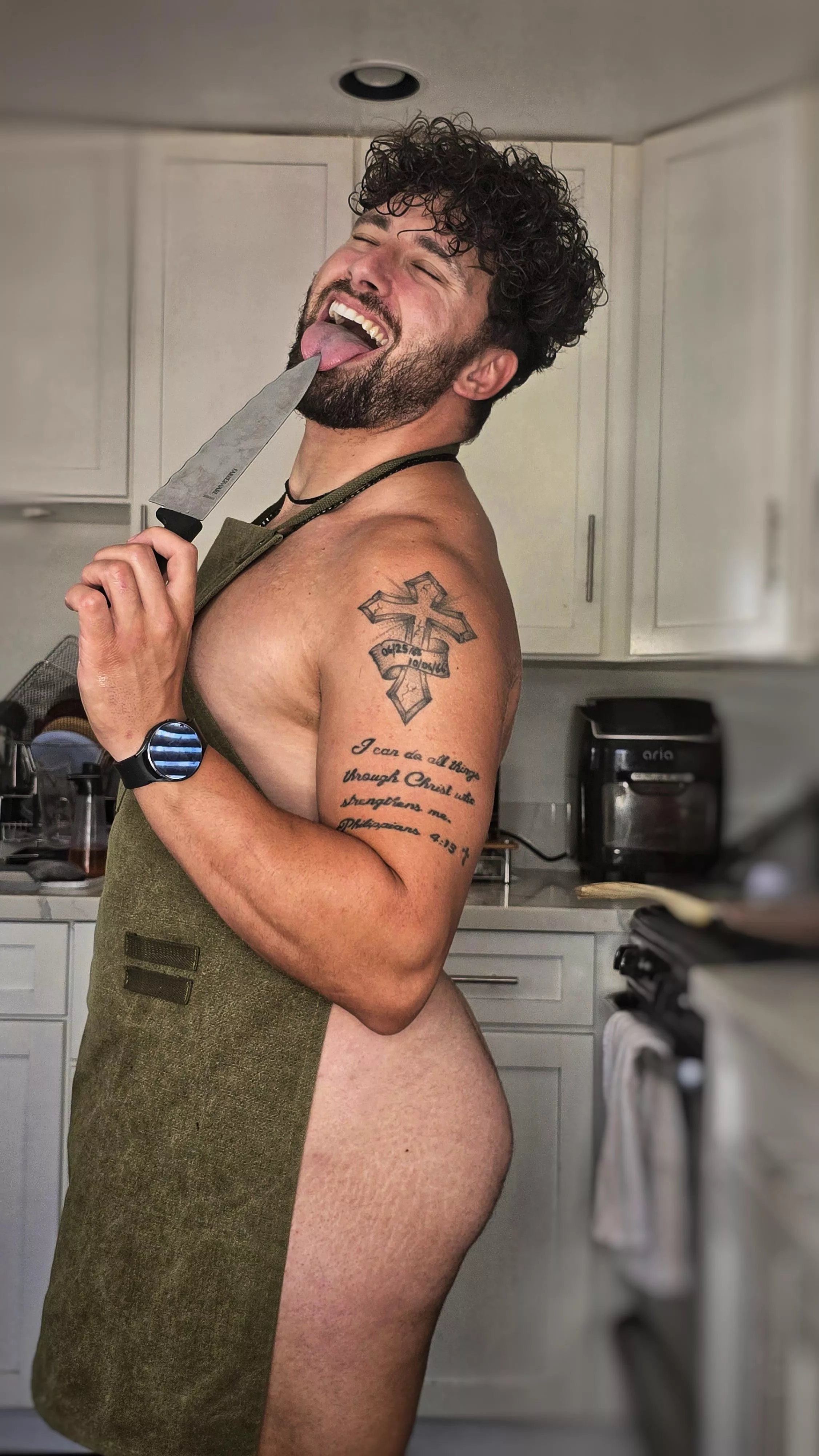 Anyone else like to cook with nothing on but an apron?
