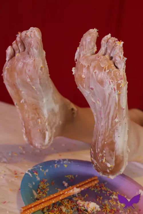 C'mon, they're still messy - lick 'em clean before we go