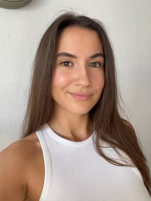 cute girl staying at home on a sunday