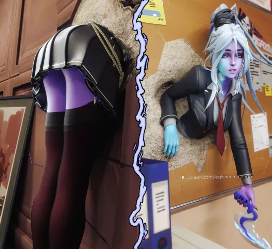 Drow Ranger blink in wall [Dota 2] (legioncummander)