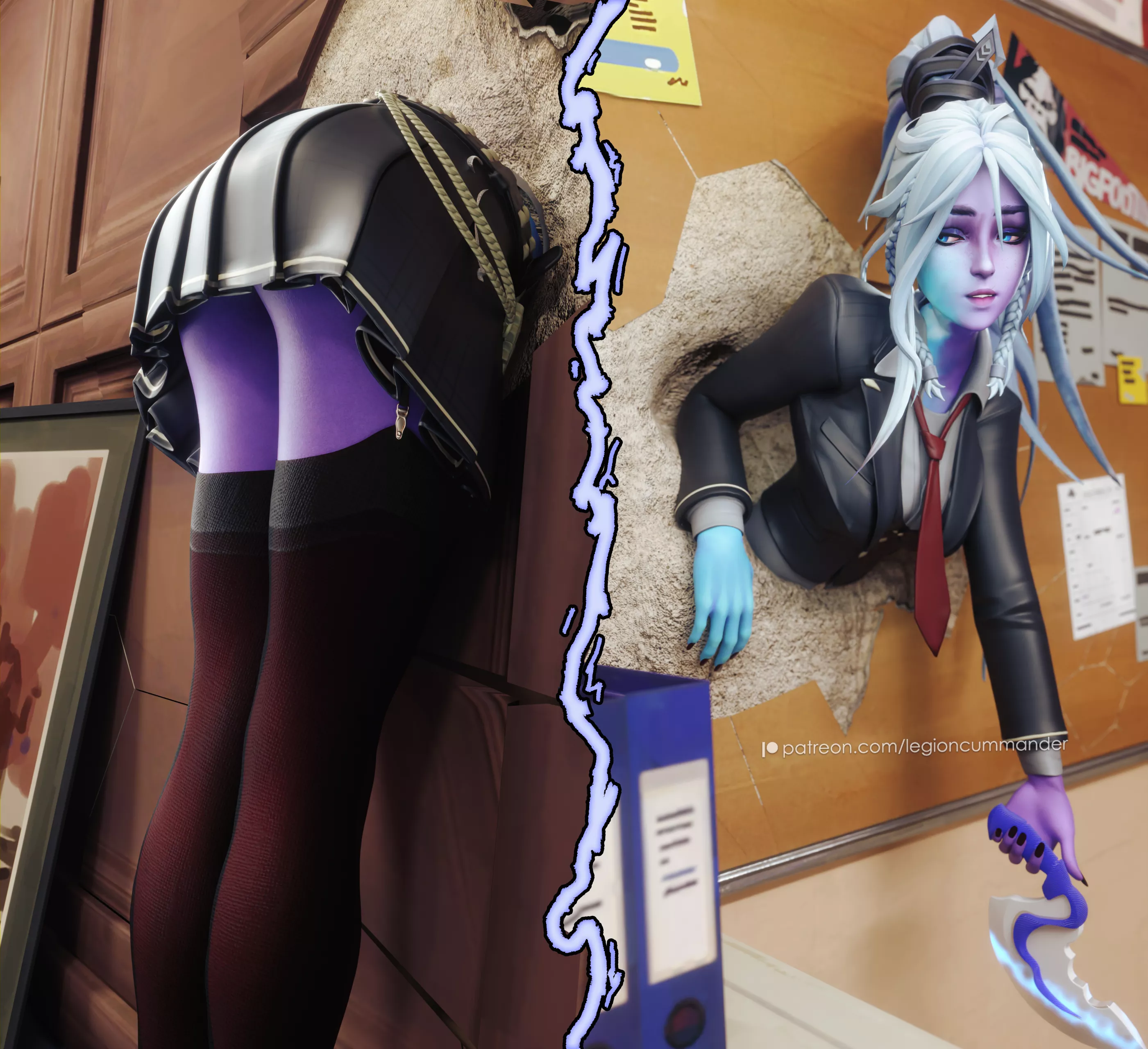 Drow Ranger blink in wall [Dota 2] (legioncummander)